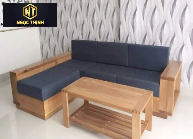 Xưởng Nội Thất Ngọc Thịnh - Bộ bàn ghế sofa gỗ phòng khách Xưởng Nội Thất Ngọc Thịnh - Bộ bàn ghế sofa gỗ phòng khách